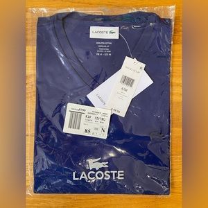 NWT men’s Lacoste v neck tshirt